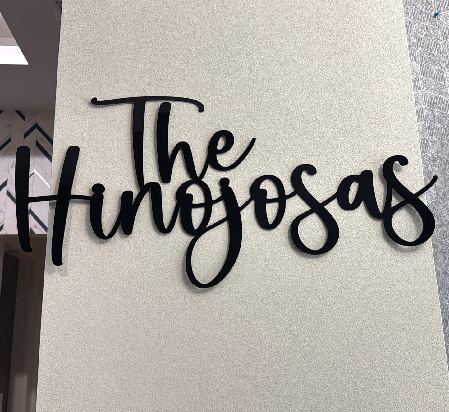 Custom Acrylic Name Sign