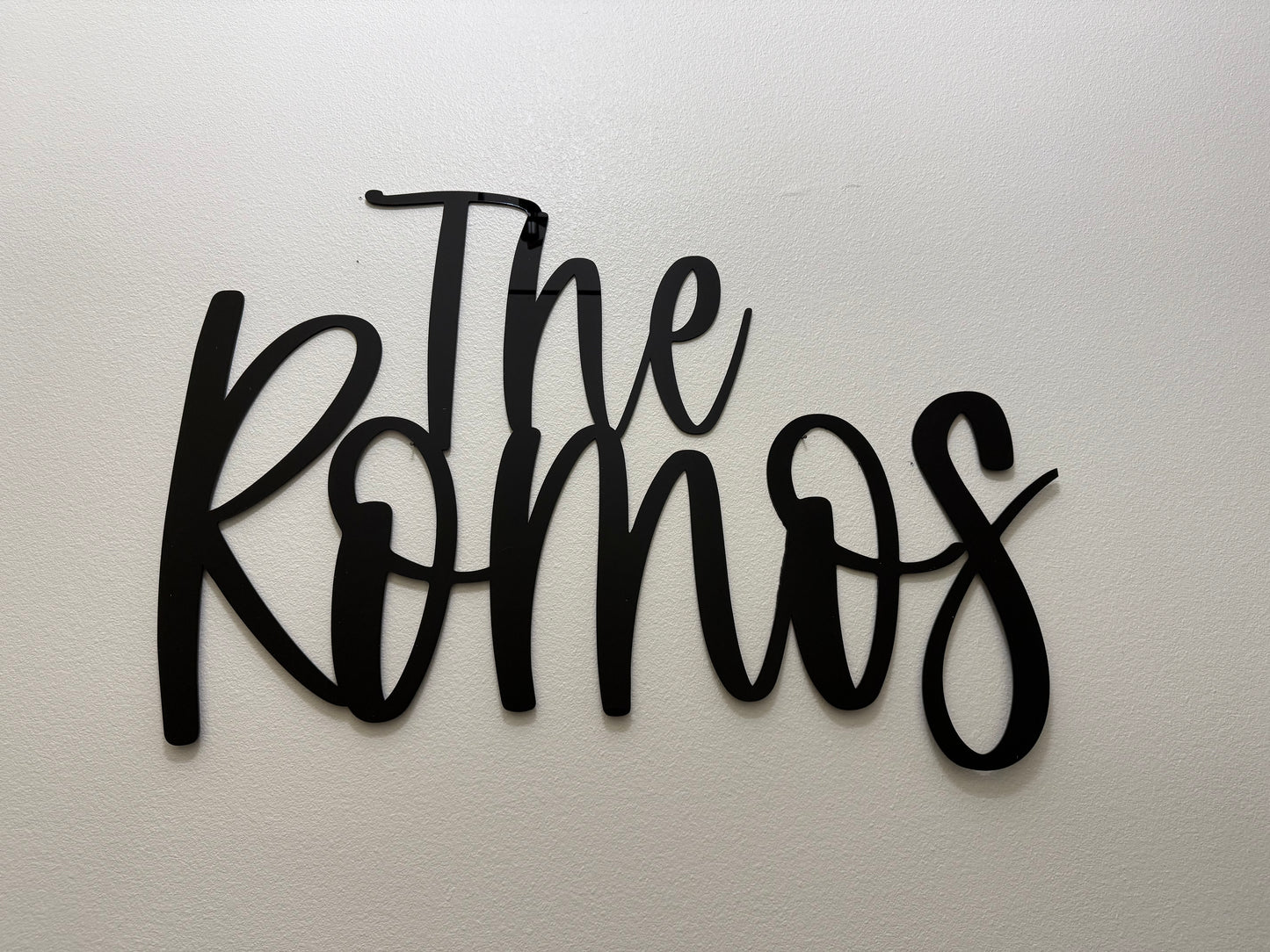 Custom Acrylic Name Sign