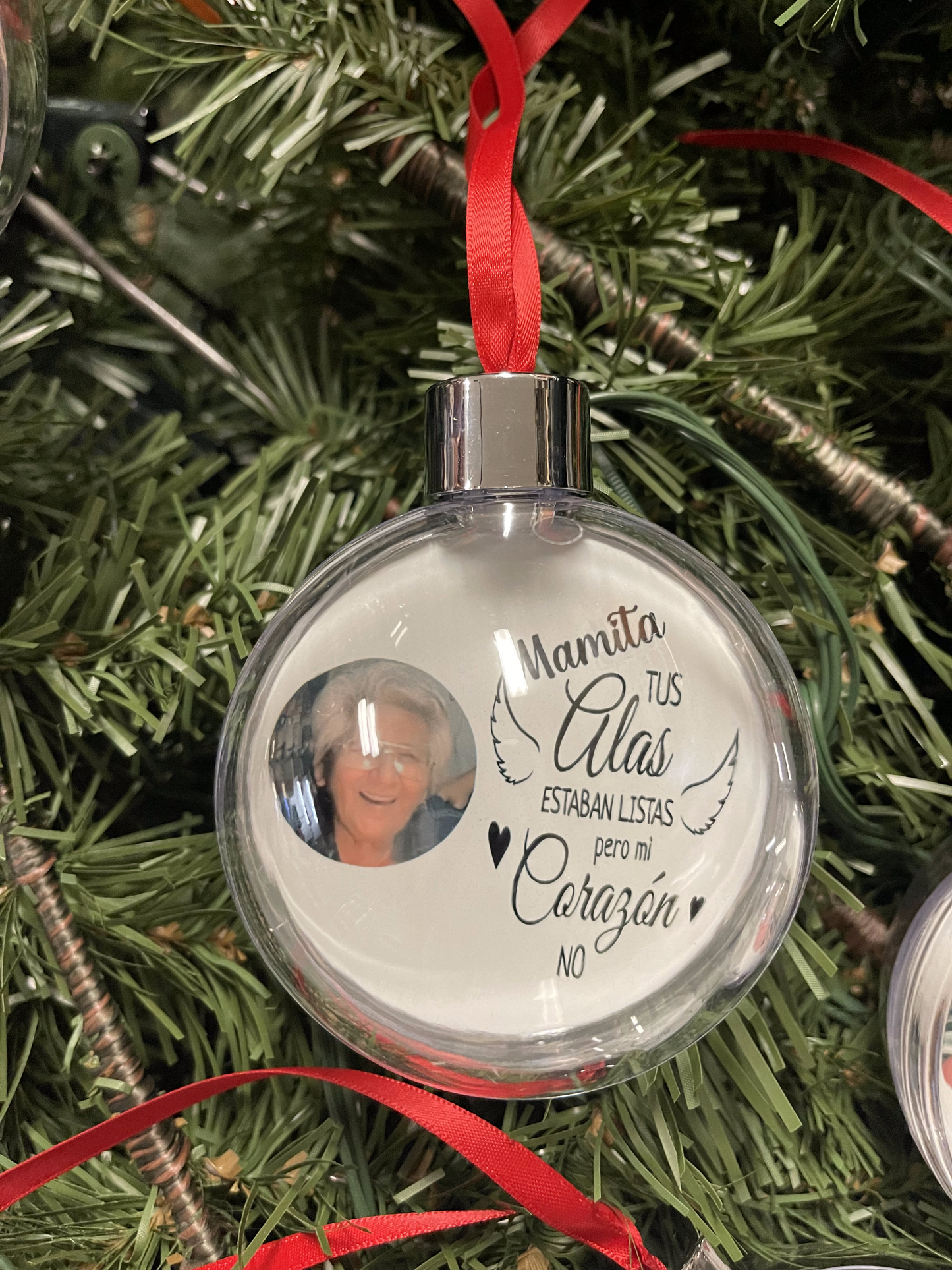 Large Sphere Ornaments Personalized