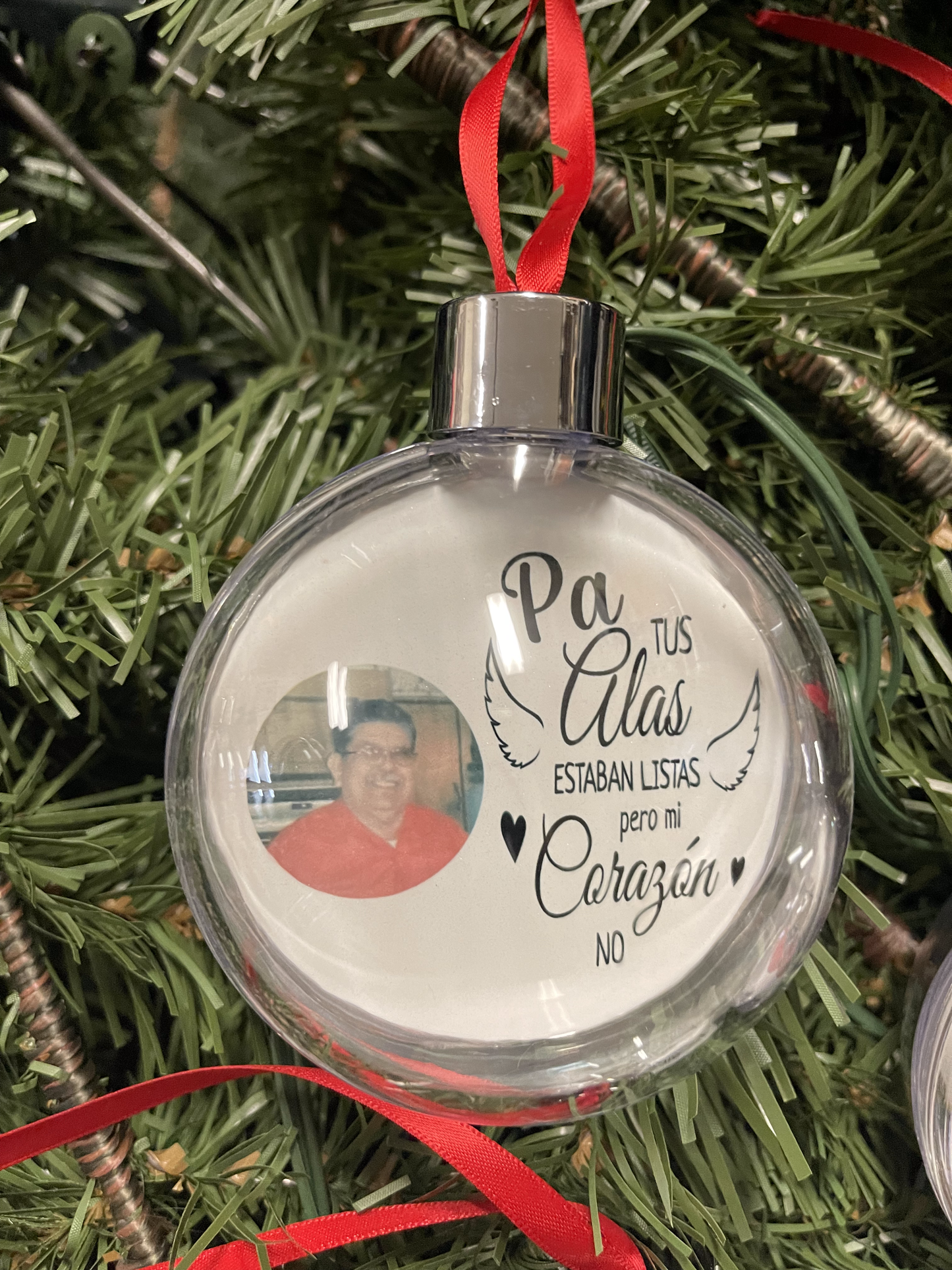 Large Sphere Ornaments Personalized