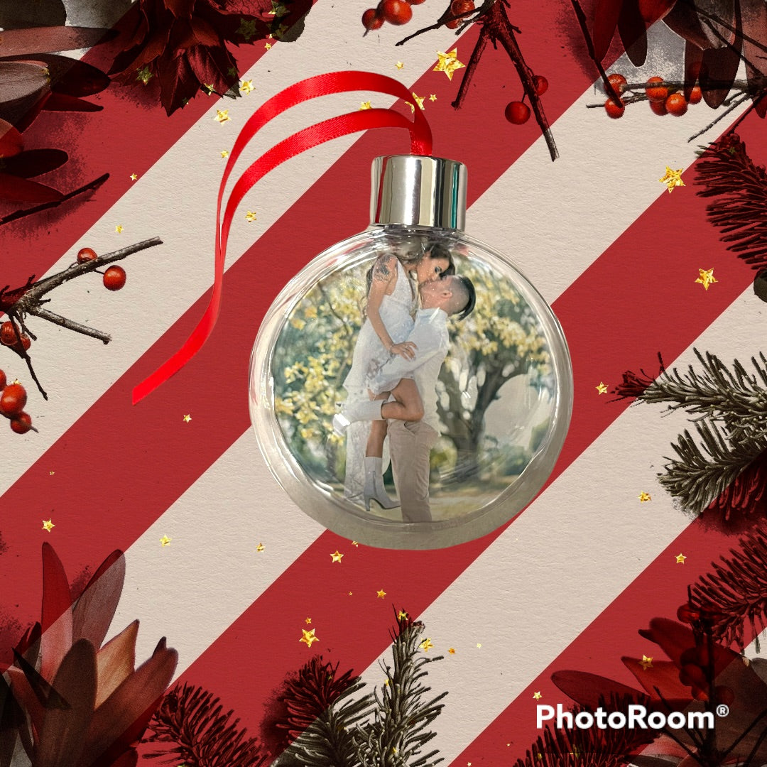 Large Sphere Ornaments Personalized