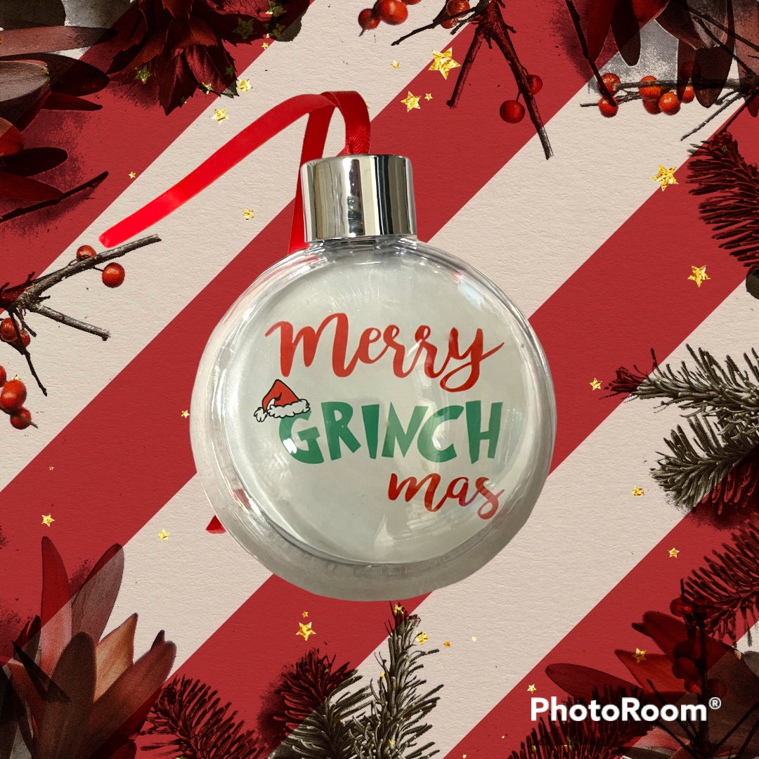 Large Sphere Ornaments Personalized