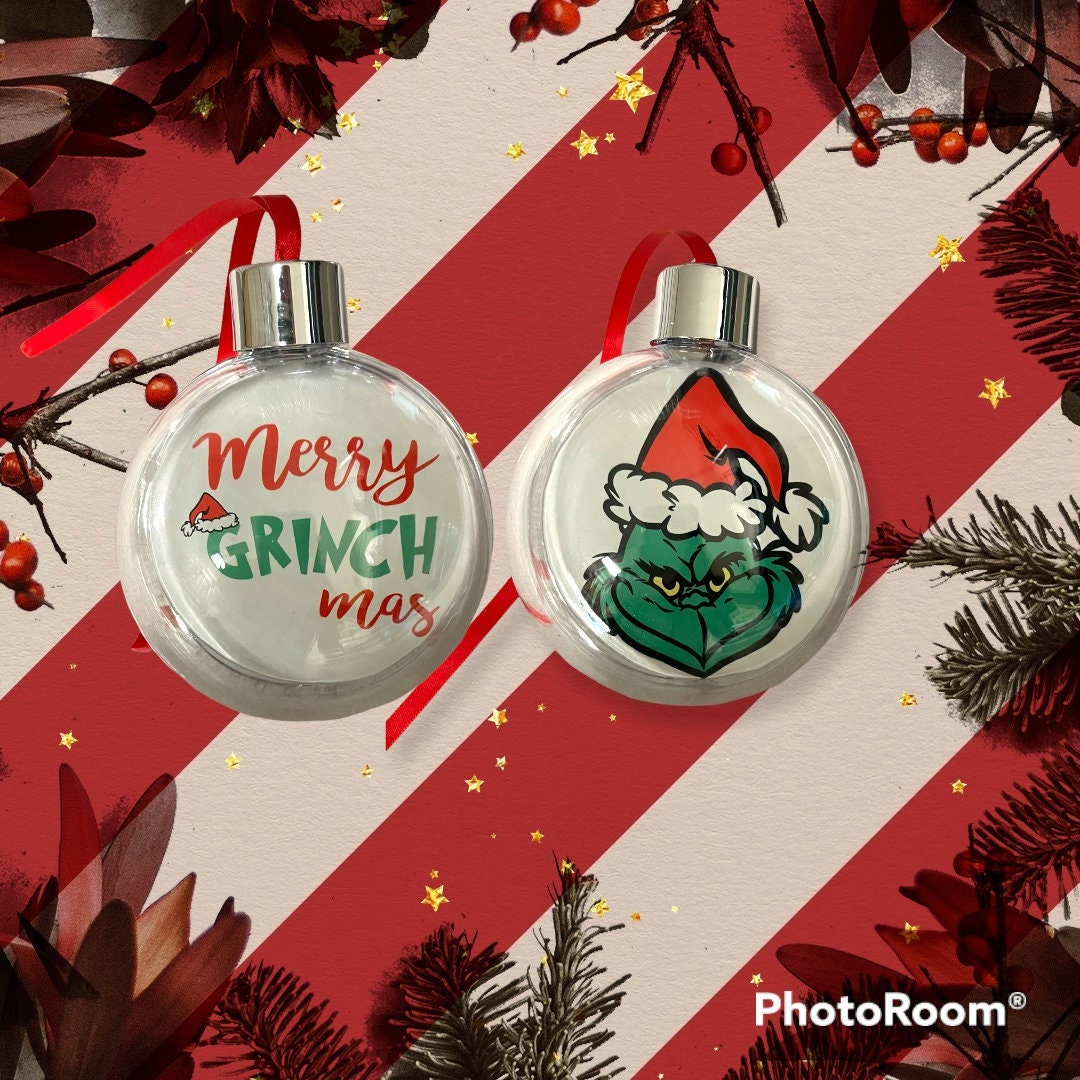 Large Sphere Ornaments Personalized