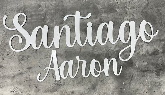 Wooden Name Sign