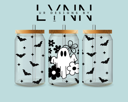 Halloween Ghost & Bats UVDTF Wrap