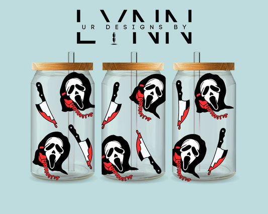 Halloween Scream Inspired UVDTF Wrap