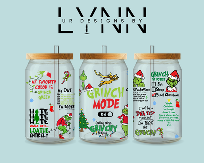 Christmas Grinch Inspired 2 UVDTF Wrap