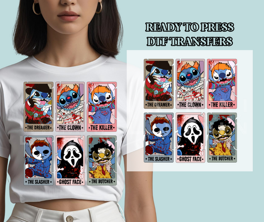 Halloween Stitch Inspired DTF Print