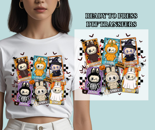 Halloween Labubu Inspired DTF Print
