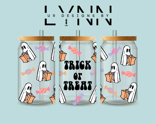 Halloween Trick or Treat UVDTF Wrap