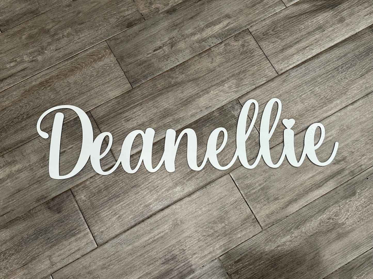 Wooden Name Sign