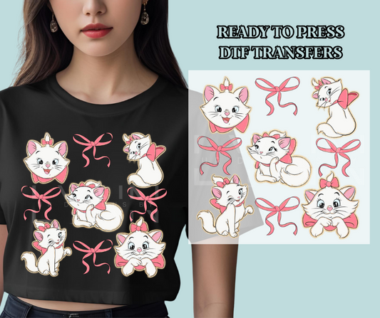 Coquette Aristocats Inspired DTF Print