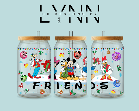 Friends Mickey Inspired UVDTF Wrap