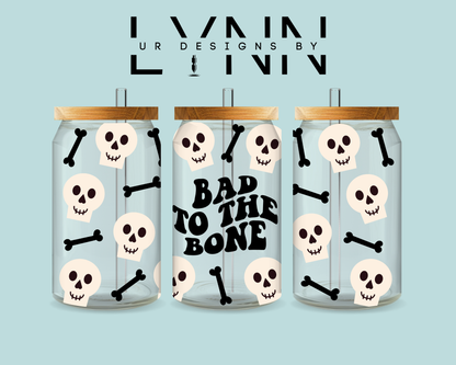 Halloween Bad to The Bone UVDTF Wrap