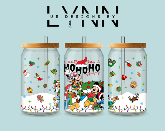 Mickey Christmas & Friends Inspired UVDTF Wrap