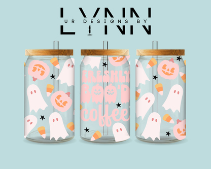 Halloween Freshly Boo'd Coffee UVDTF Wrap