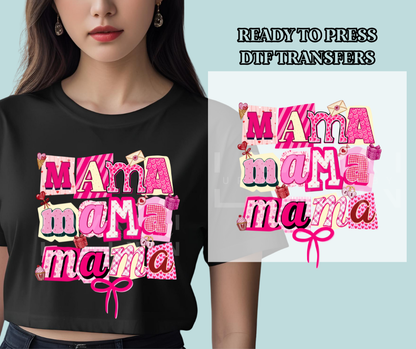 Mama Scrapbook - Valentine DTF Print