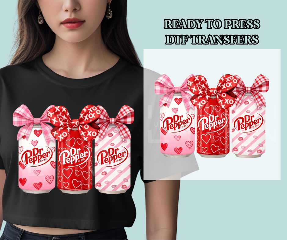 Valentine Dr Pepper Lover - DTF Print