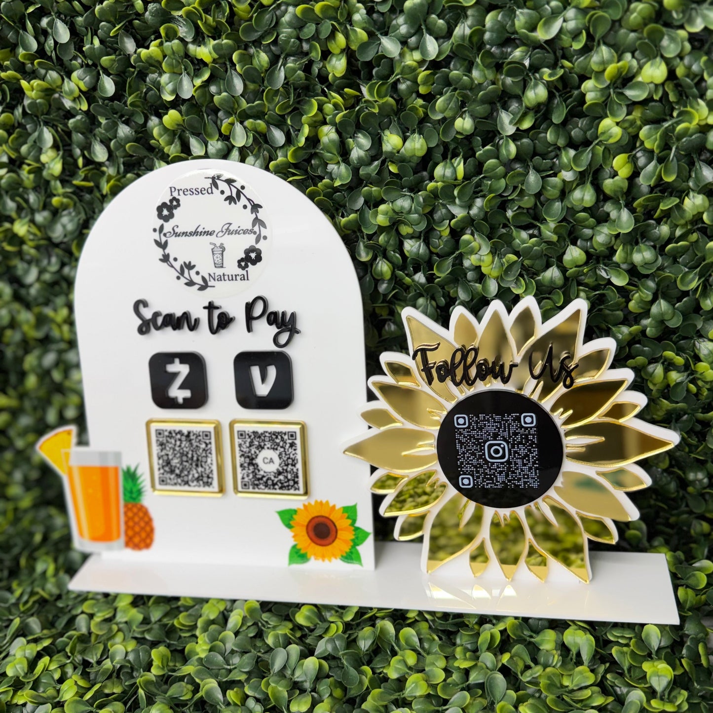 Custom QR Code Scan To Pay Business Sign