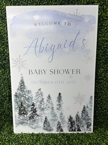 Custom Acrylic Event Sign