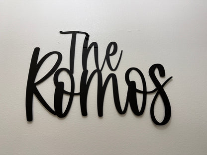 Custom Acrylic Name Sign