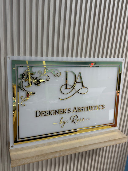 Custom Acrylic Business Sign
