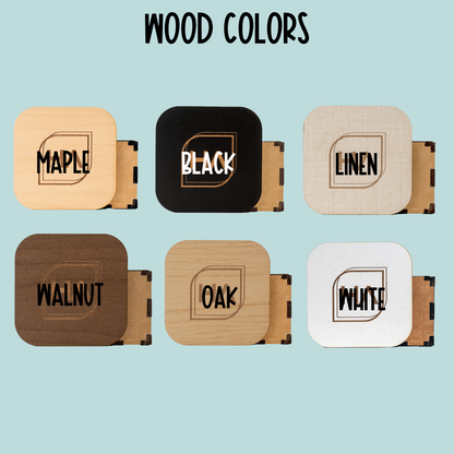 Wooden Layered Name Sign