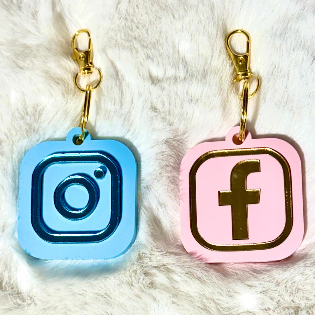 NFC Social Media Business Keychains