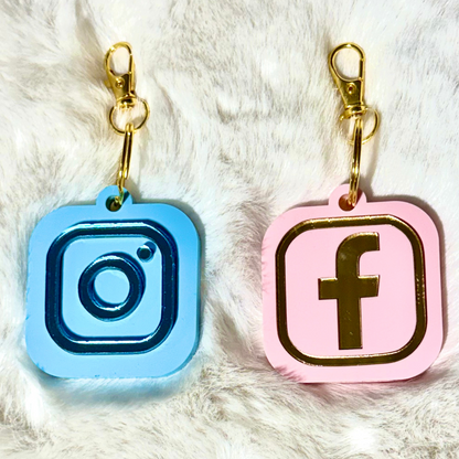 NFC Social Media Business Keychains