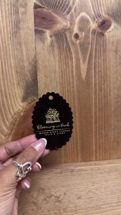 Custom 2 inch Acrylic Tags
