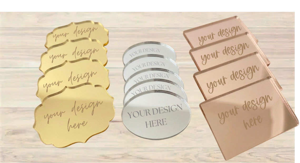 Custom 2 inch Acrylic Tags