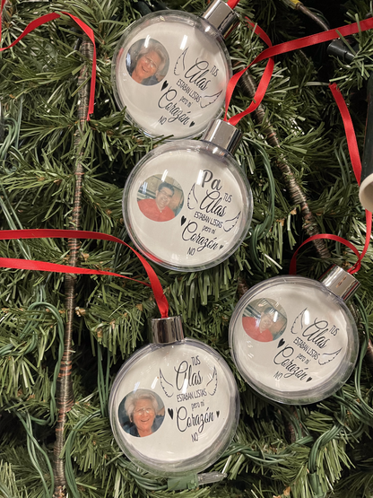 Large Sphere Ornaments Personalized