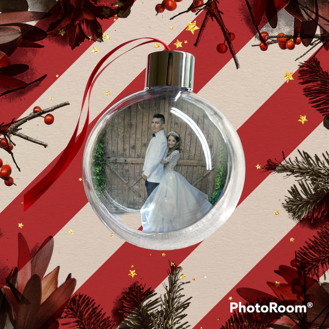 Large Sphere Ornaments Personalized